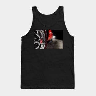 ford mustang, mustang wheel, red Tank Top